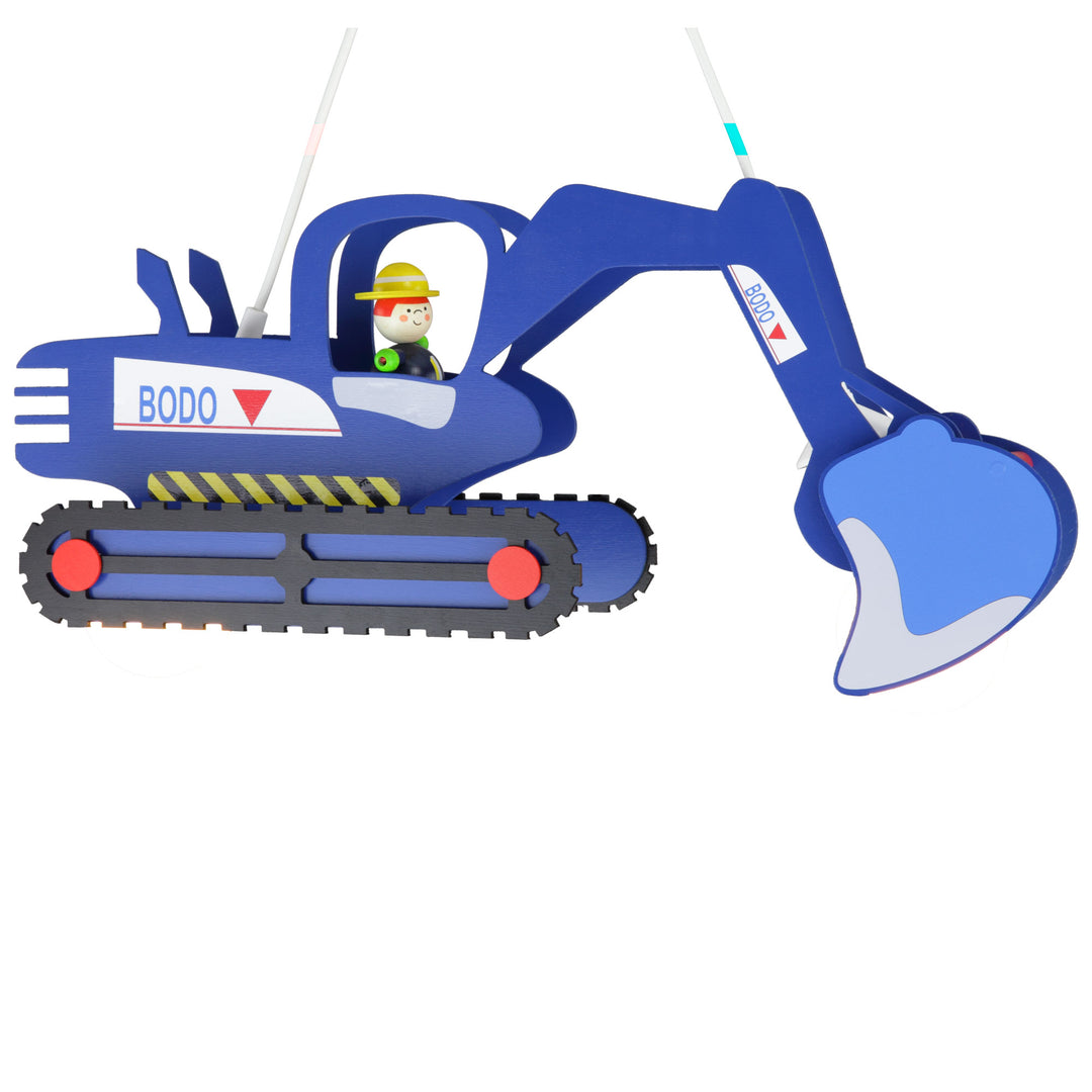 Pendelleuchte Bagger mit "Bodo"
