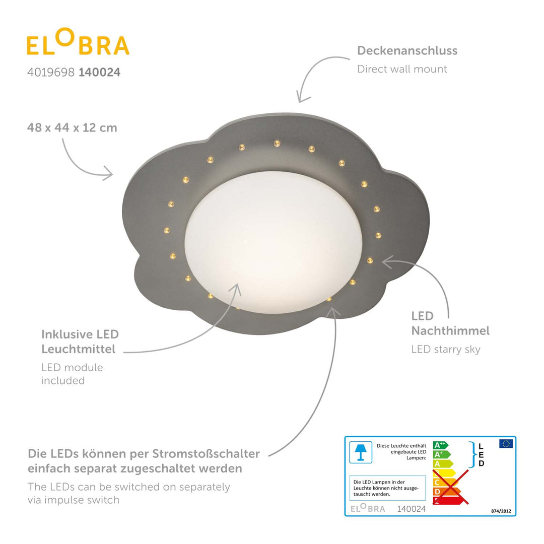 Deckenleuchte LED Wolke - S