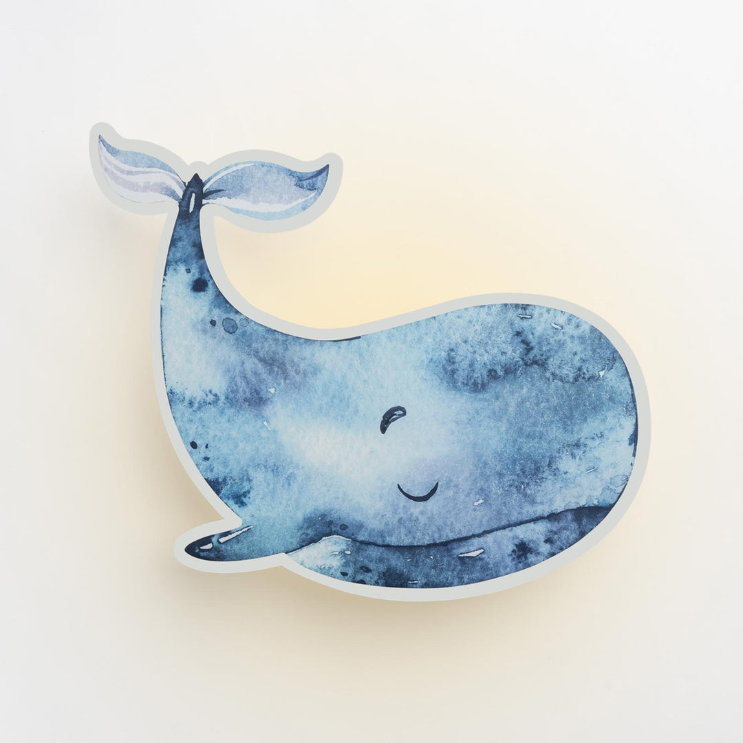 Wall lamp sperm whale"Paul"