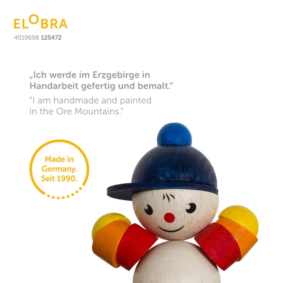 Elobra Kinderzimmerlampe Hängelampe Pendellampe Flugzeug mit Pilot blau Detailbild