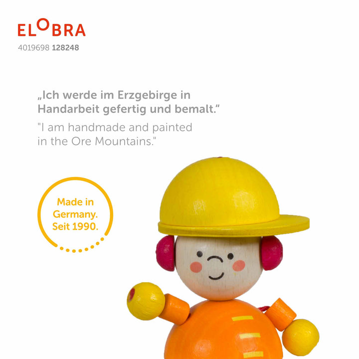 Bagger Lampe Bodo mit dem Bagger Hängelampe für Kinder, Kinderzimmer Leuchte in Baggerform von Elobra