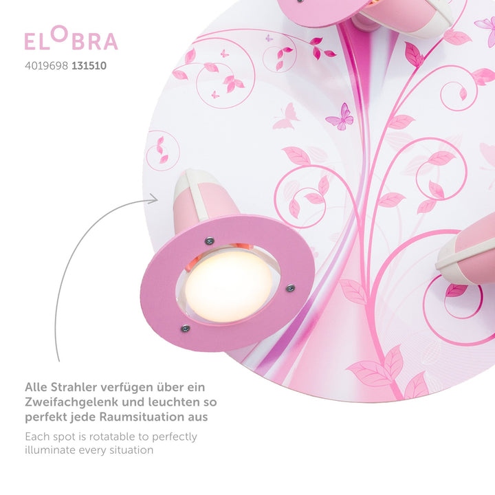 Produktbild Elobra Leuchte 3er Spot Rondell Phantasie Kinderzimmerlampe Detailfoto