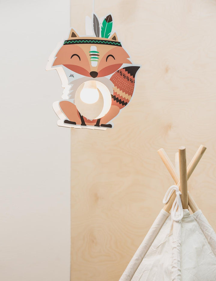 Pendant lamp Little Indians"Fox Filip"