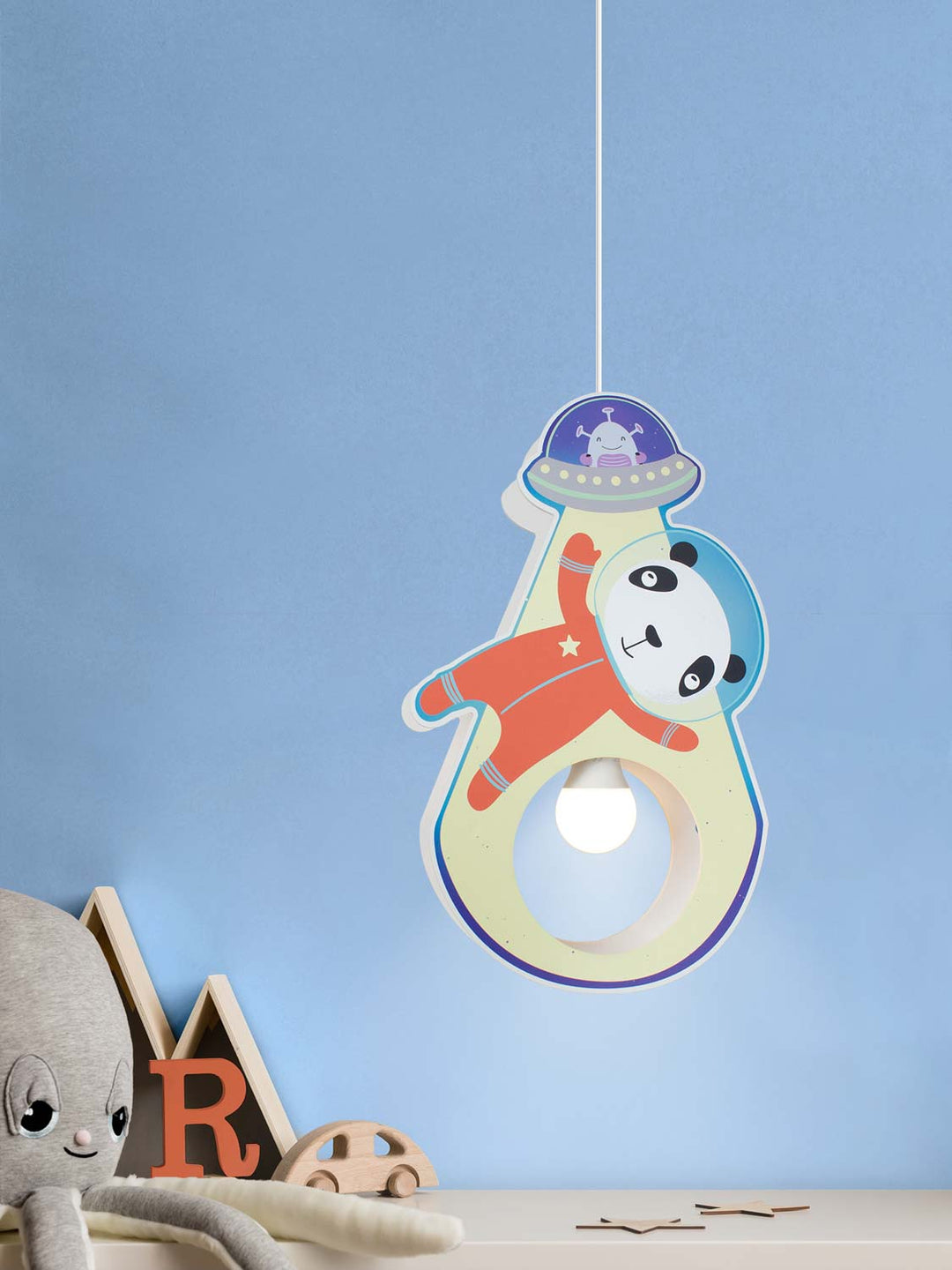Pendant lamp Little Astronauts"Panda"