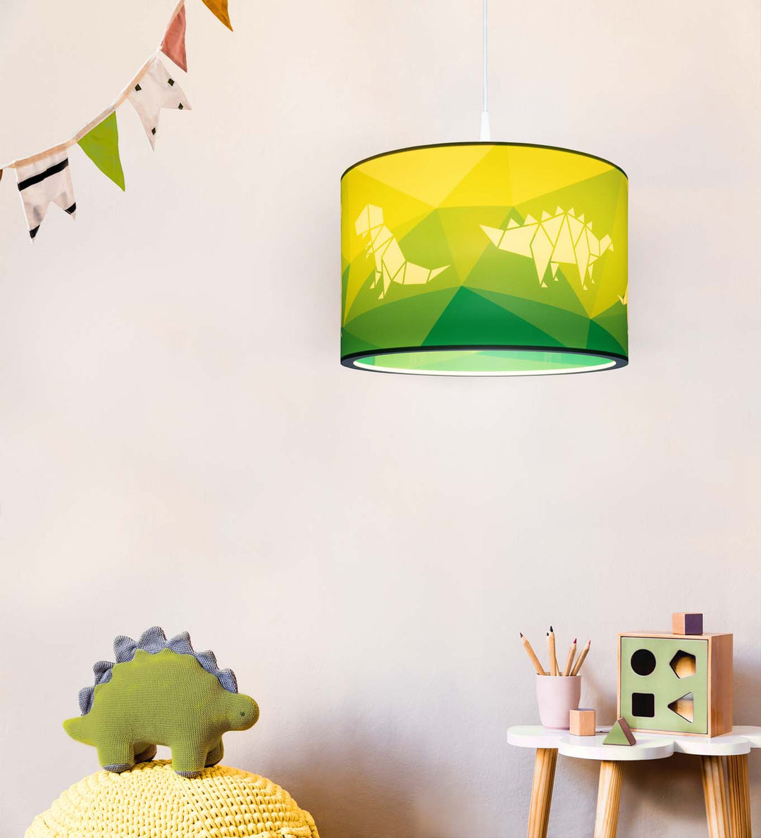 "Dinopoly" pendant light