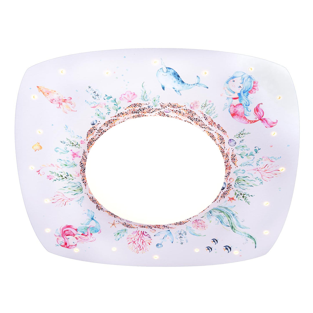 Ceiling light LED mermaids