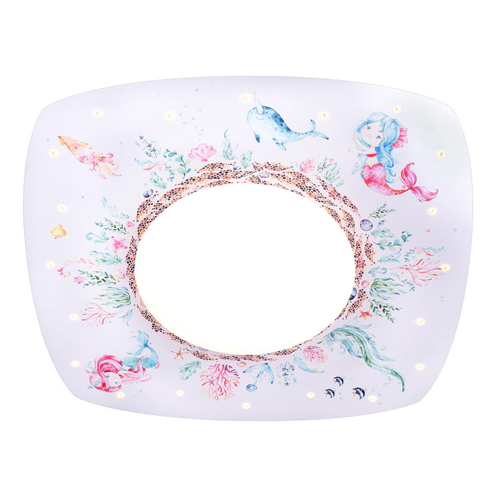 Ceiling light LED mermaids