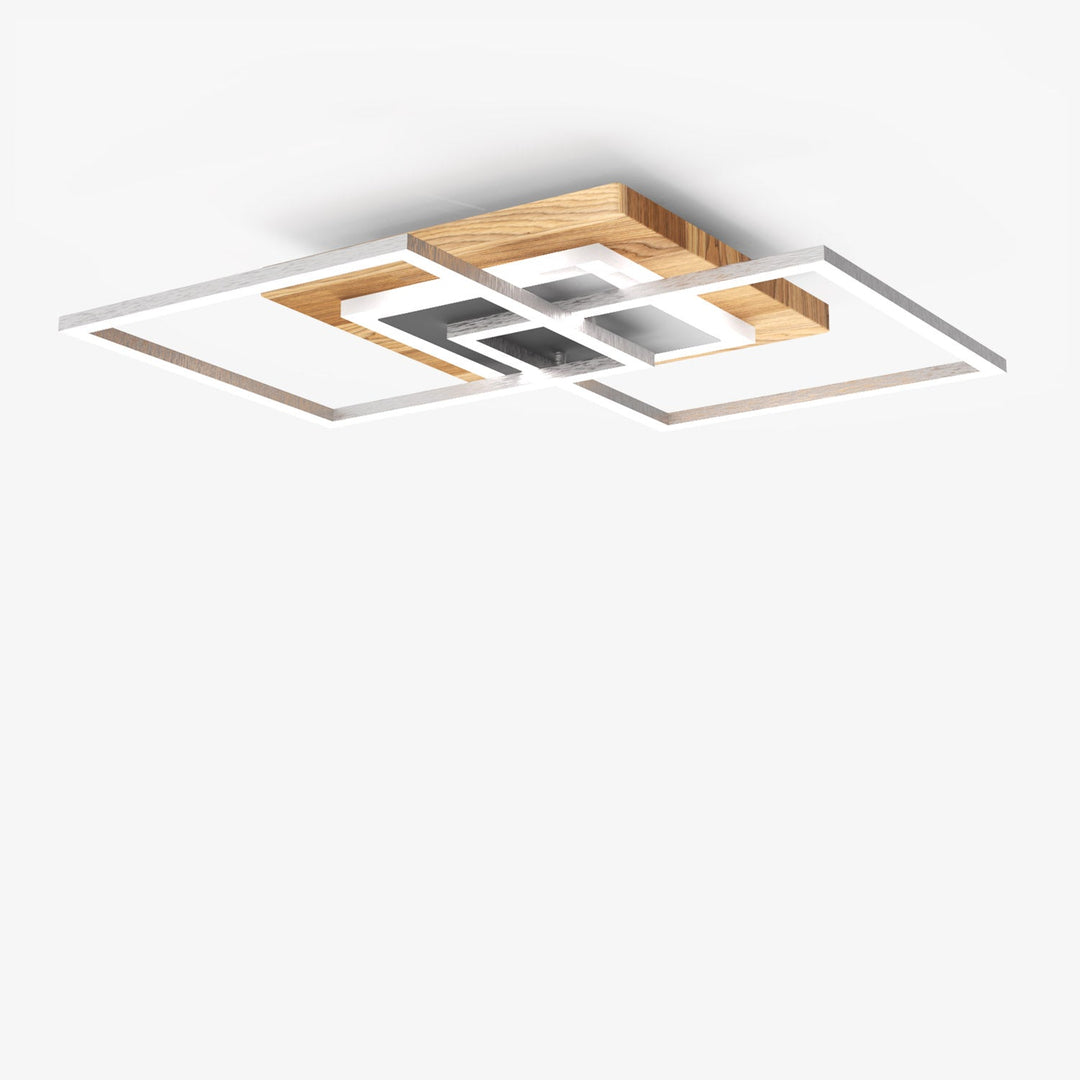 Deckenlampe Wandlampe mit Holz und LED Panama M Wohnraumlampe Elobra Stimmungsbild